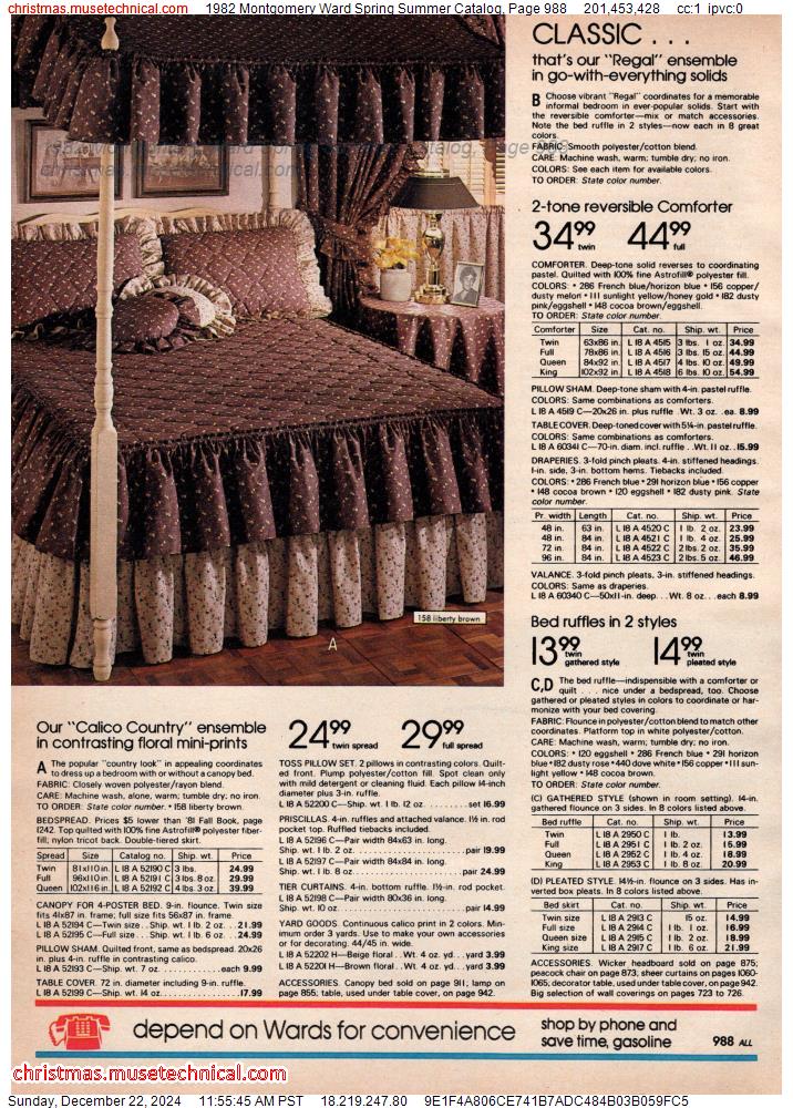 1982 Montgomery Ward Spring Summer Catalog, Page 988