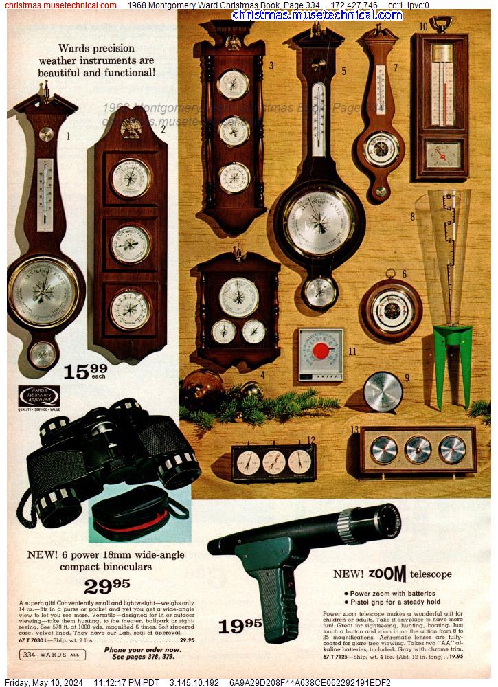 1968 Montgomery Ward Christmas Book, Page 334