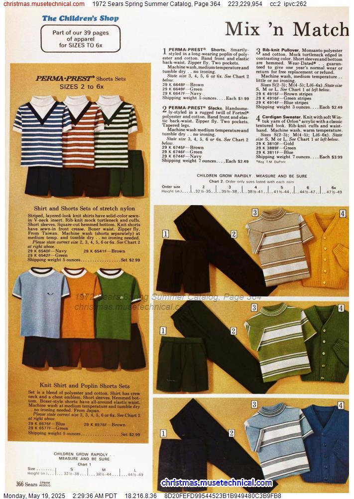 1972 Sears Spring Summer Catalog, Page 364