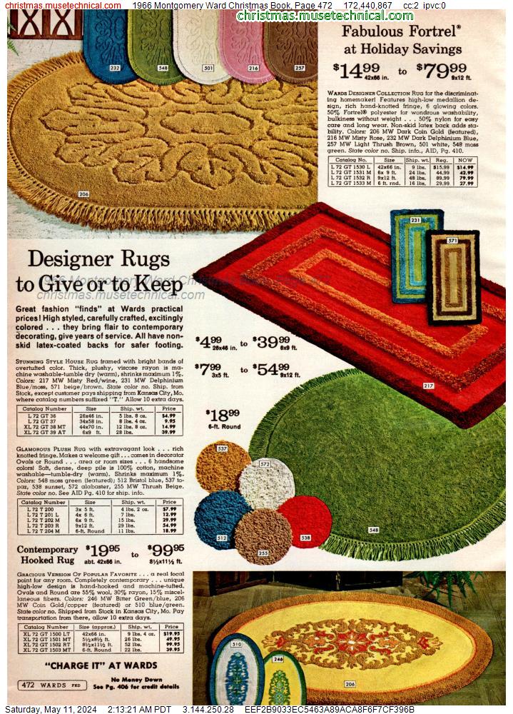 1966 Montgomery Ward Christmas Book, Page 472