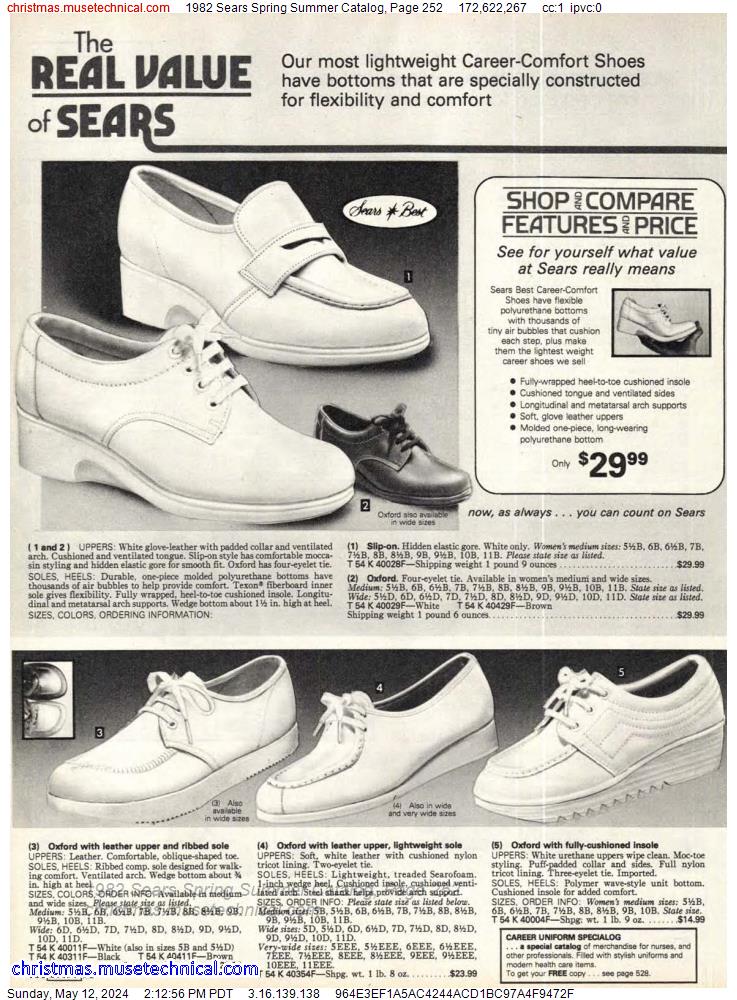 1982 Sears Spring Summer Catalog, Page 252