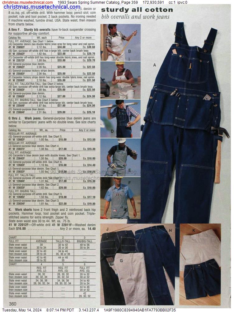 1993 Sears Spring Summer Catalog, Page 359