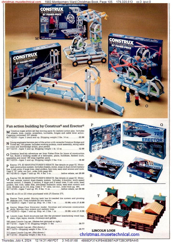 1983 Montgomery Ward Christmas Book, Page 105