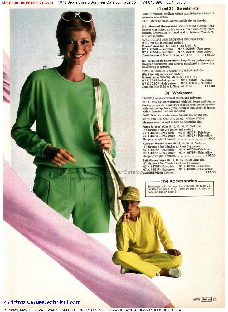 1978 Sears Spring Summer Catalog, Page 25