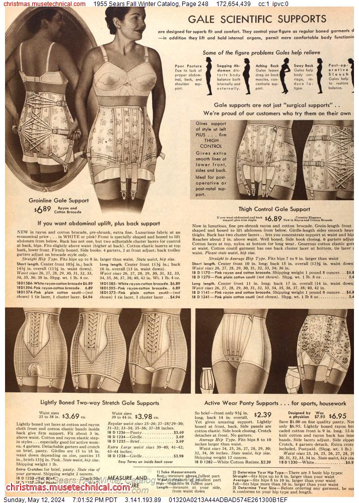 1955 Sears Fall Winter Catalog, Page 248
