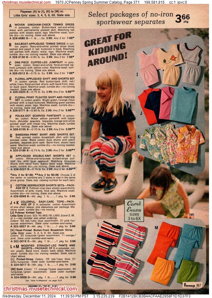 1970 JCPenney Spring Summer Catalog, Page 371