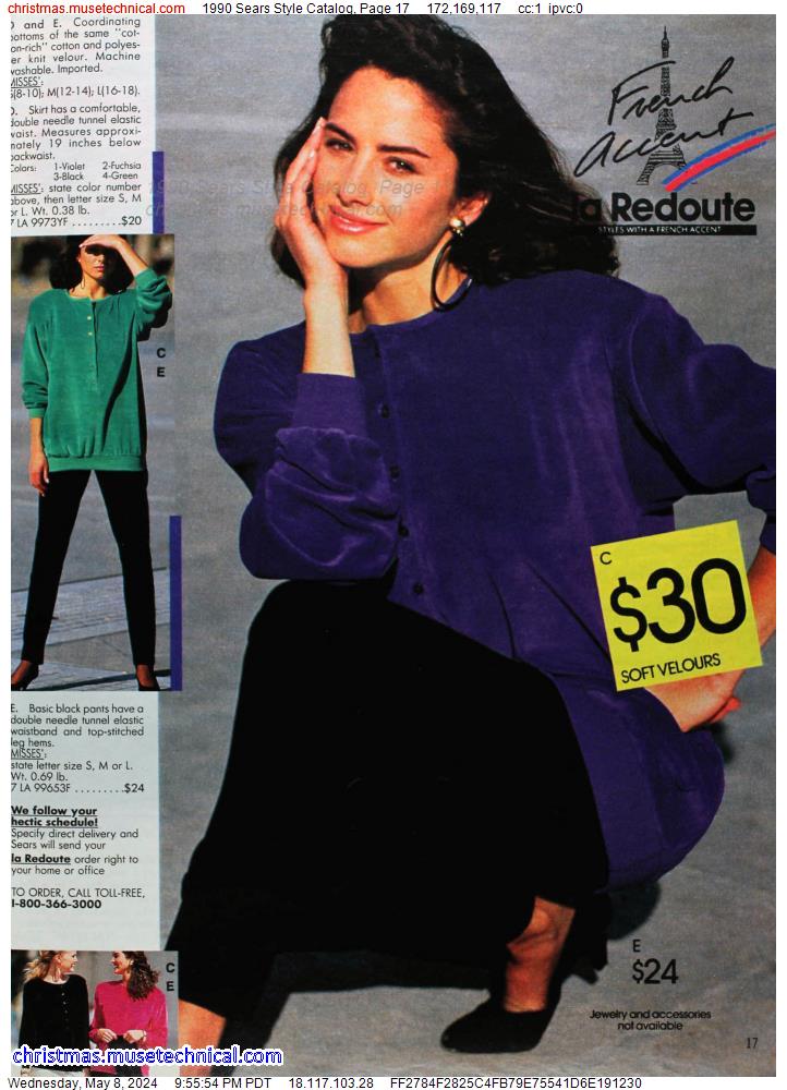 1990 Sears Style Catalog, Page 17