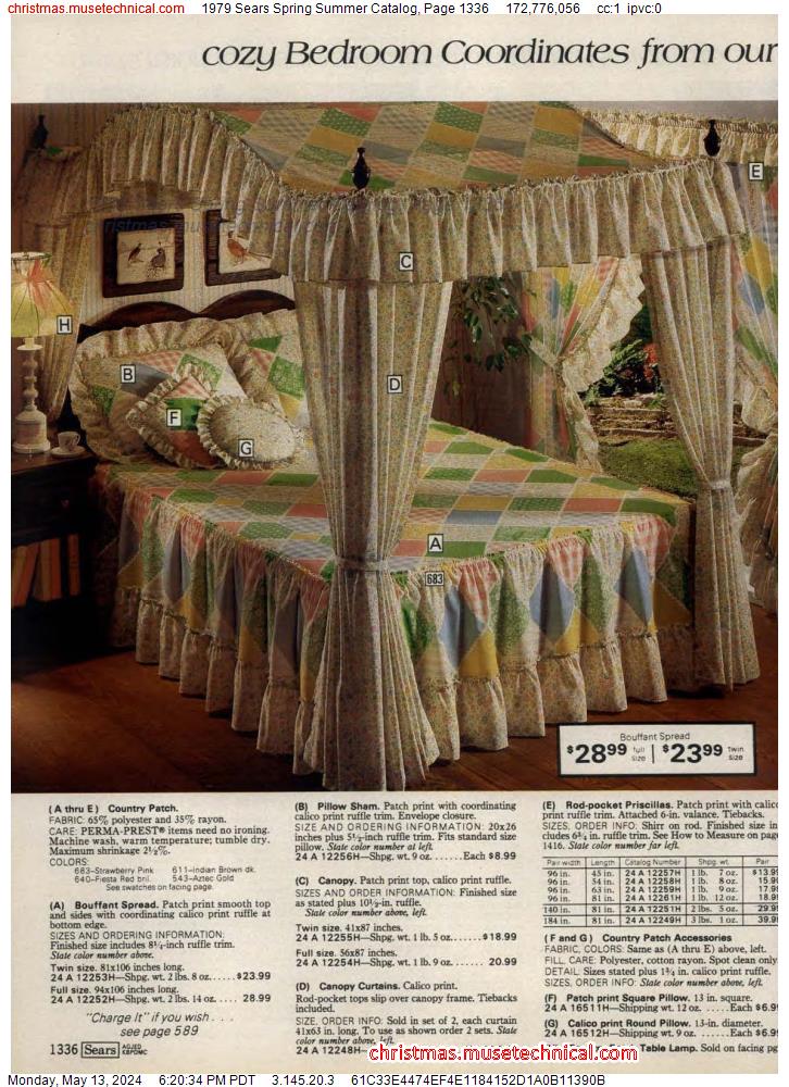 1979 Sears Spring Summer Catalog, Page 1336