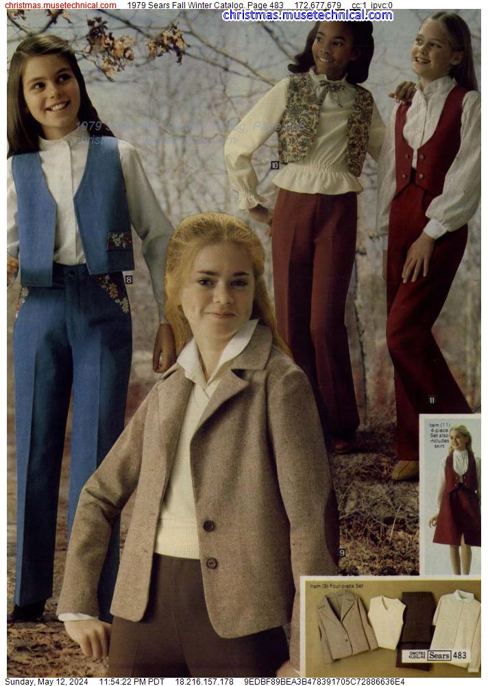 1979 Sears Fall Winter Catalog, Page 483