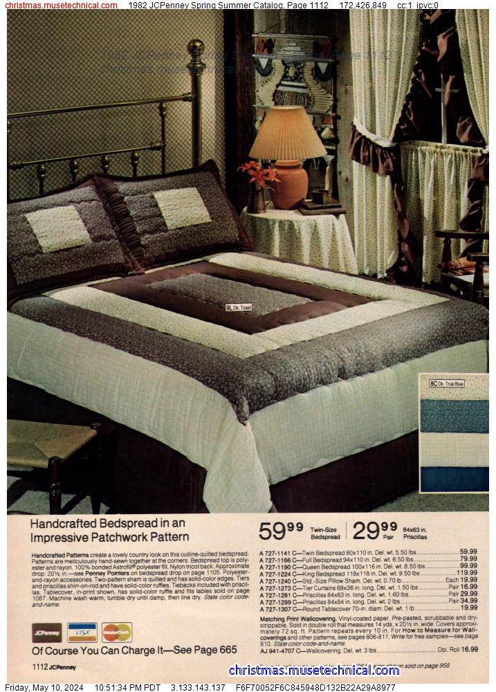1982 JCPenney Spring Summer Catalog, Page 1112