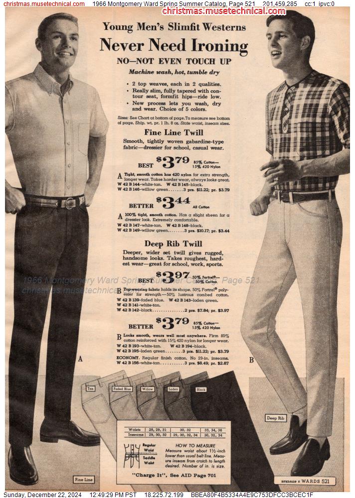 1966 Montgomery Ward Spring Summer Catalog, Page 521