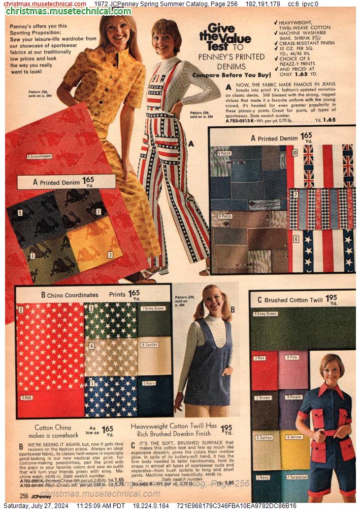 1972 JCPenney Spring Summer Catalog, Page 256