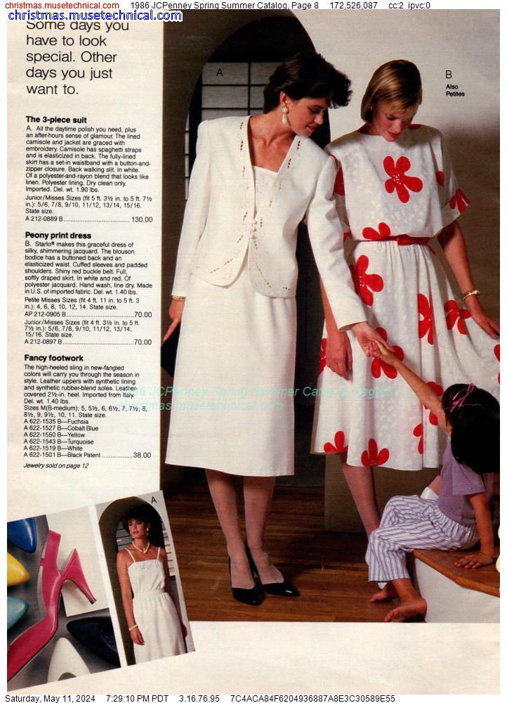 1986 JCPenney Spring Summer Catalog, Page 8