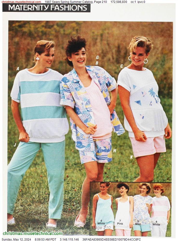 1987 Sears Spring Summer Catalog, Page 210