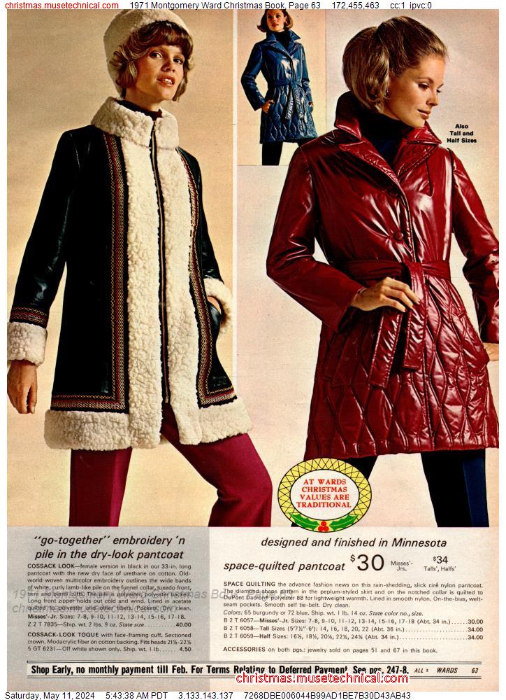 1971 Montgomery Ward Christmas Book, Page 63