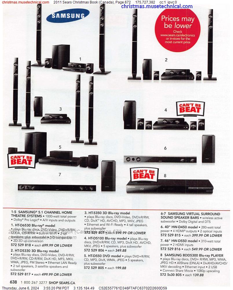 2011 Sears Christmas Book (Canada), Page 672