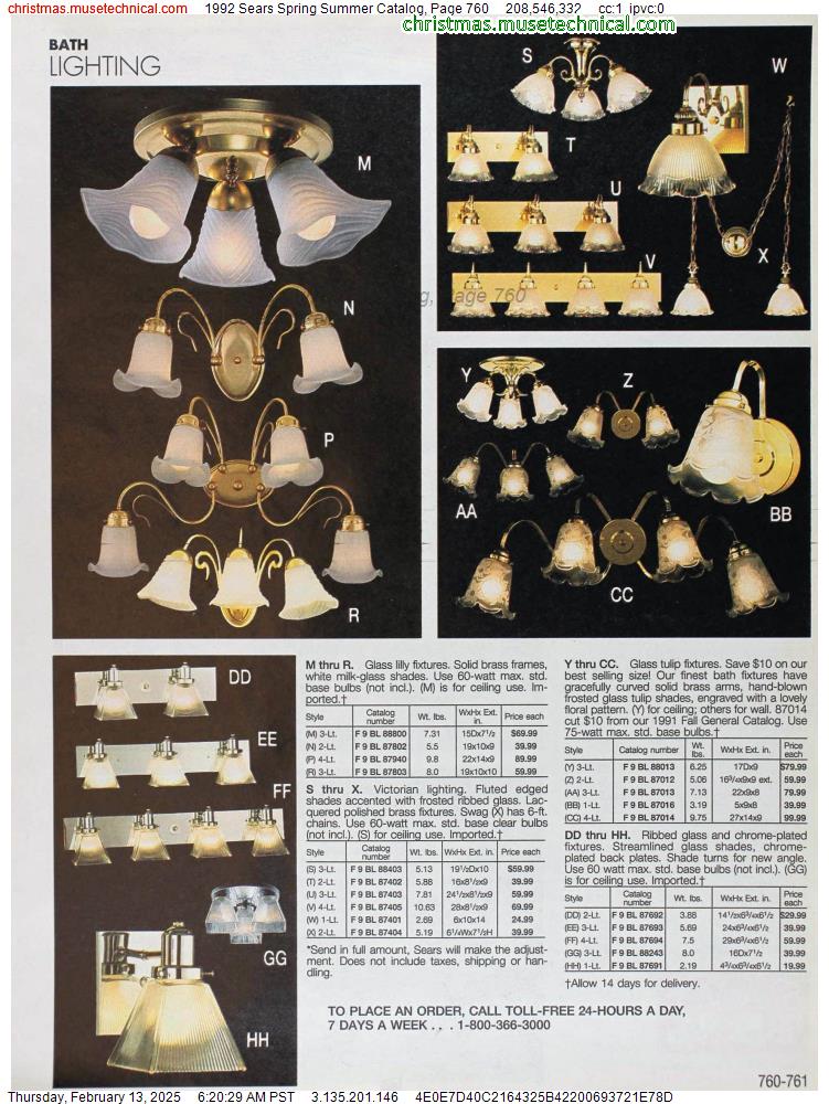 1992 Sears Spring Summer Catalog, Page 760