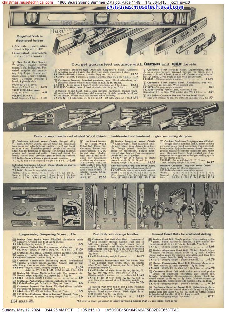 1960 Sears Spring Summer Catalog, Page 1148