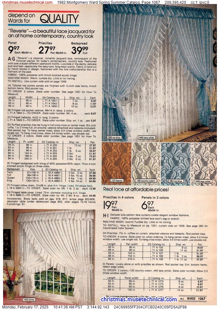 1982 Montgomery Ward Spring Summer Catalog, Page 1067