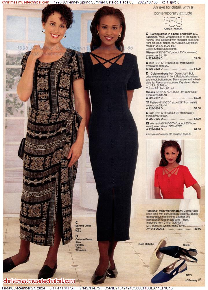 1996 JCPenney Spring Summer Catalog, Page 85