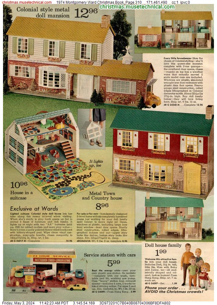 1974 Montgomery Ward Christmas Book, Page 310