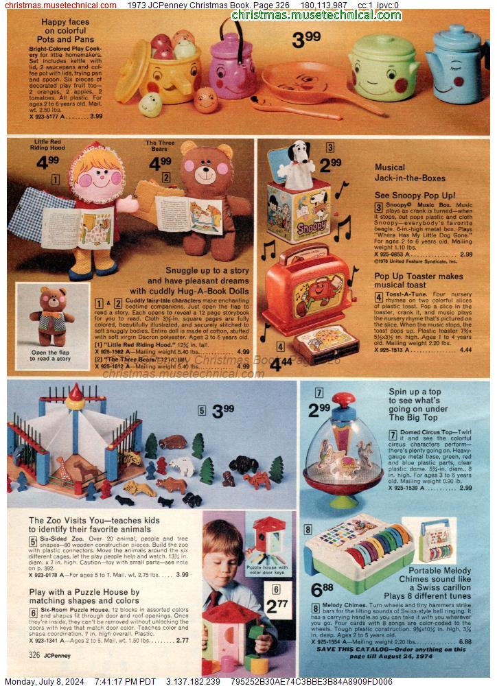 1973 JCPenney Christmas Book, Page 326