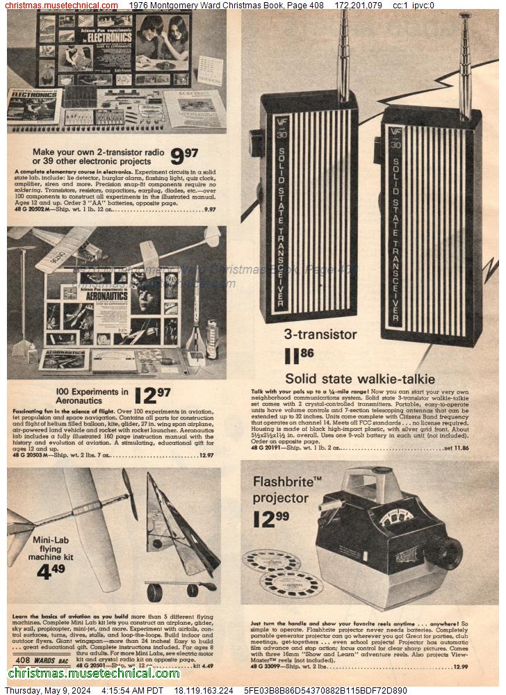 1976 Montgomery Ward Christmas Book, Page 408