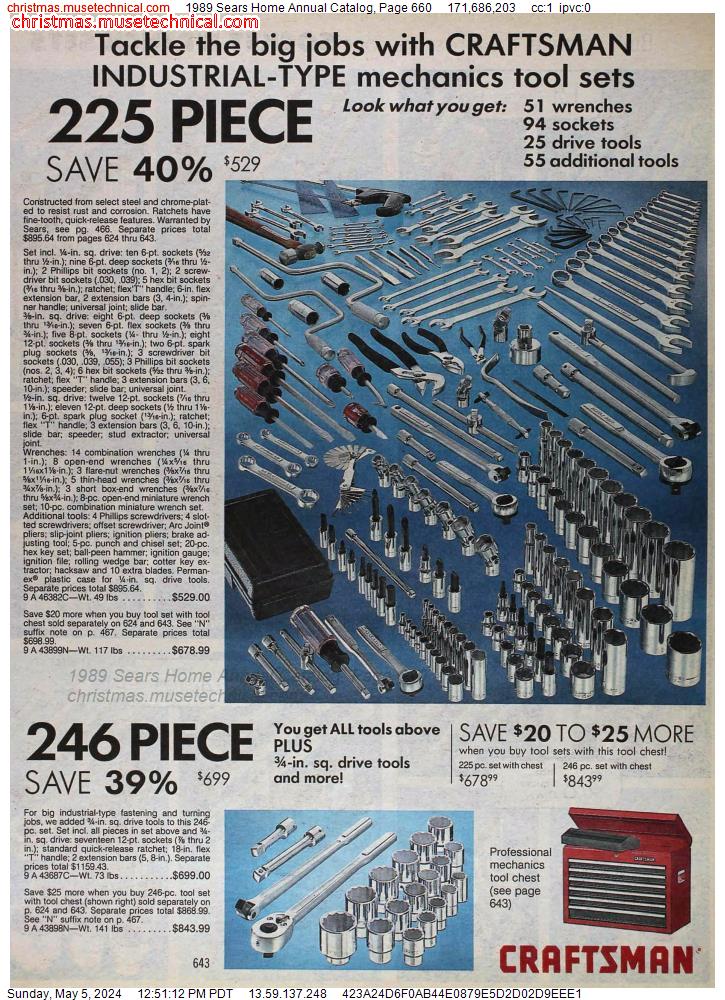 1989 Sears Home Annual Catalog, Page 660