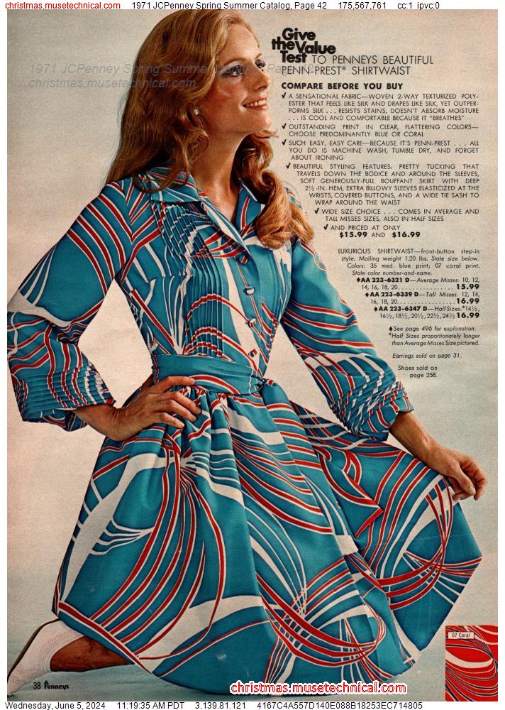 1971 JCPenney Spring Summer Catalog, Page 42