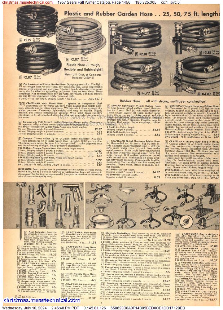 1957 Sears Fall Winter Catalog, Page 1456