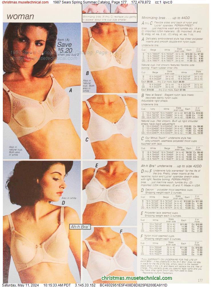 1987 Sears Spring Summer Catalog, Page 177
