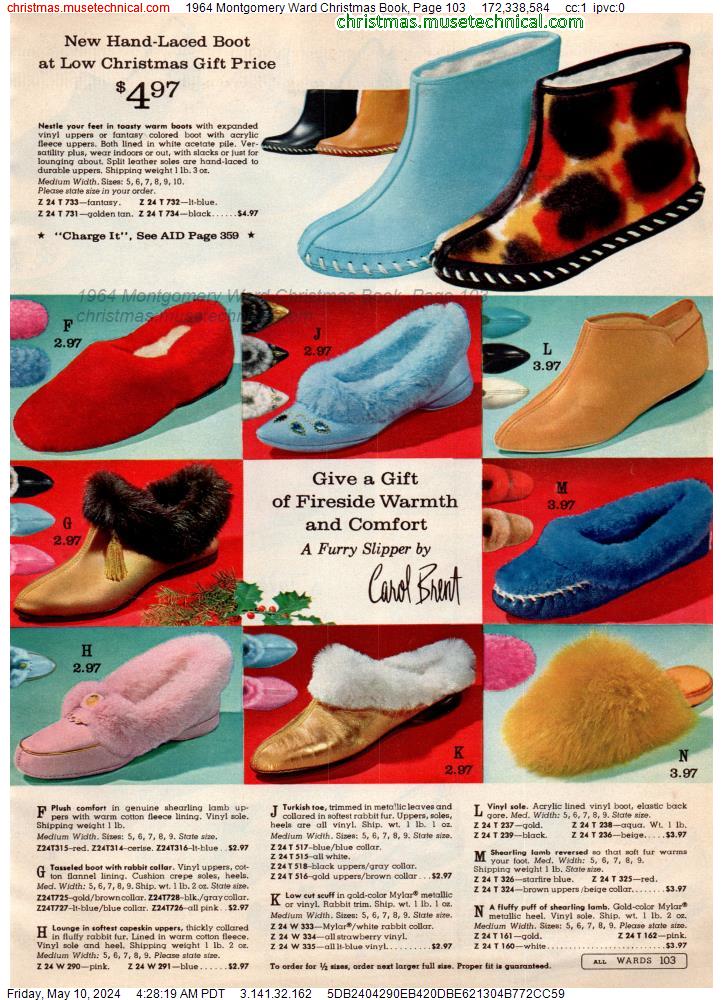 1964 Montgomery Ward Christmas Book, Page 103