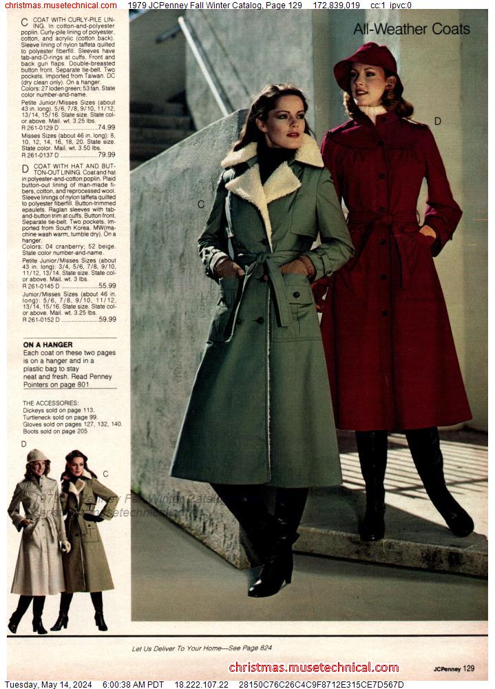 1979 JCPenney Fall Winter Catalog, Page 129