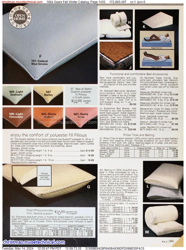 1984 Sears Fall Winter Catalog, Page 1432