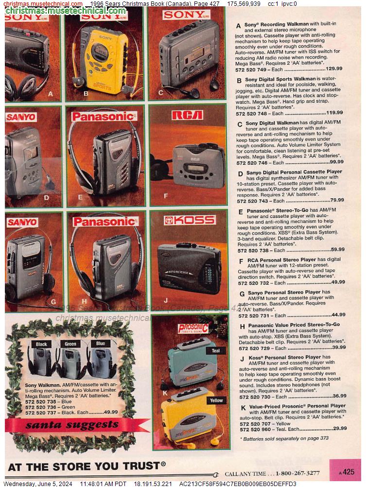 1996 Sears Christmas Book (Canada), Page 427