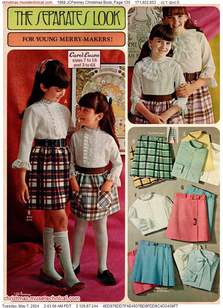 1968 JCPenney Christmas Book, Page 130