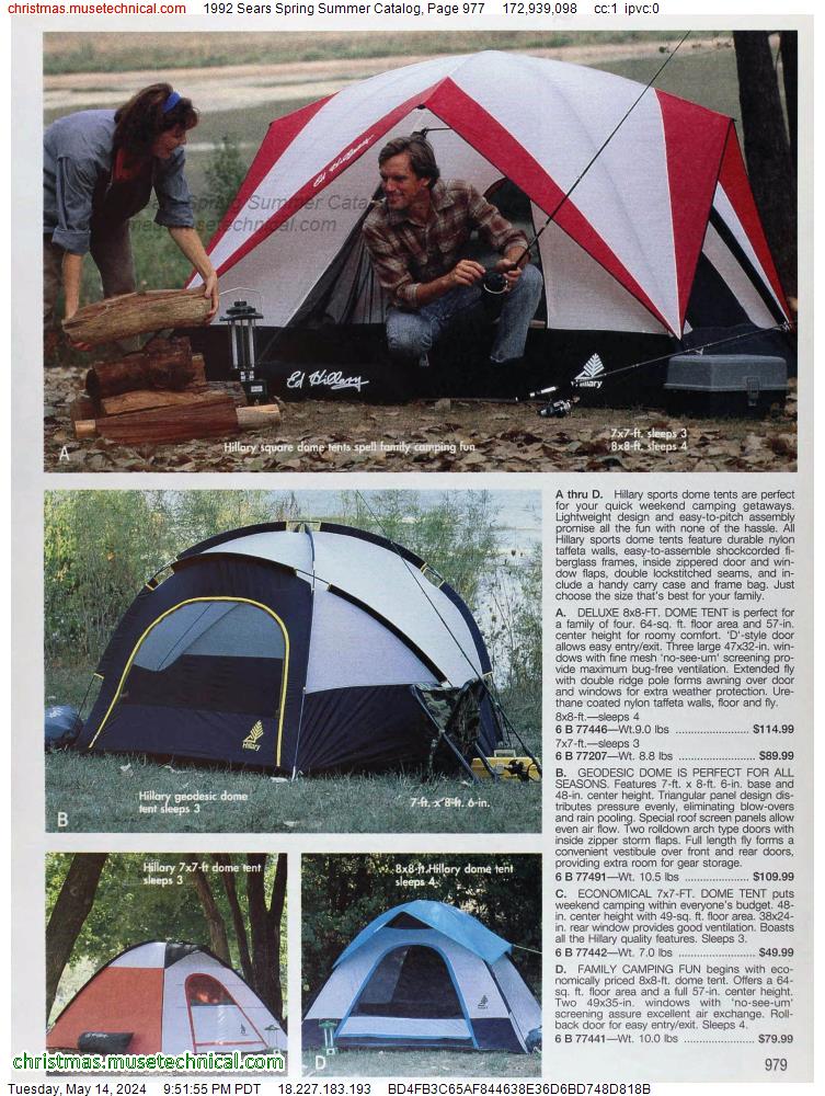 1992 Sears Spring Summer Catalog, Page 977