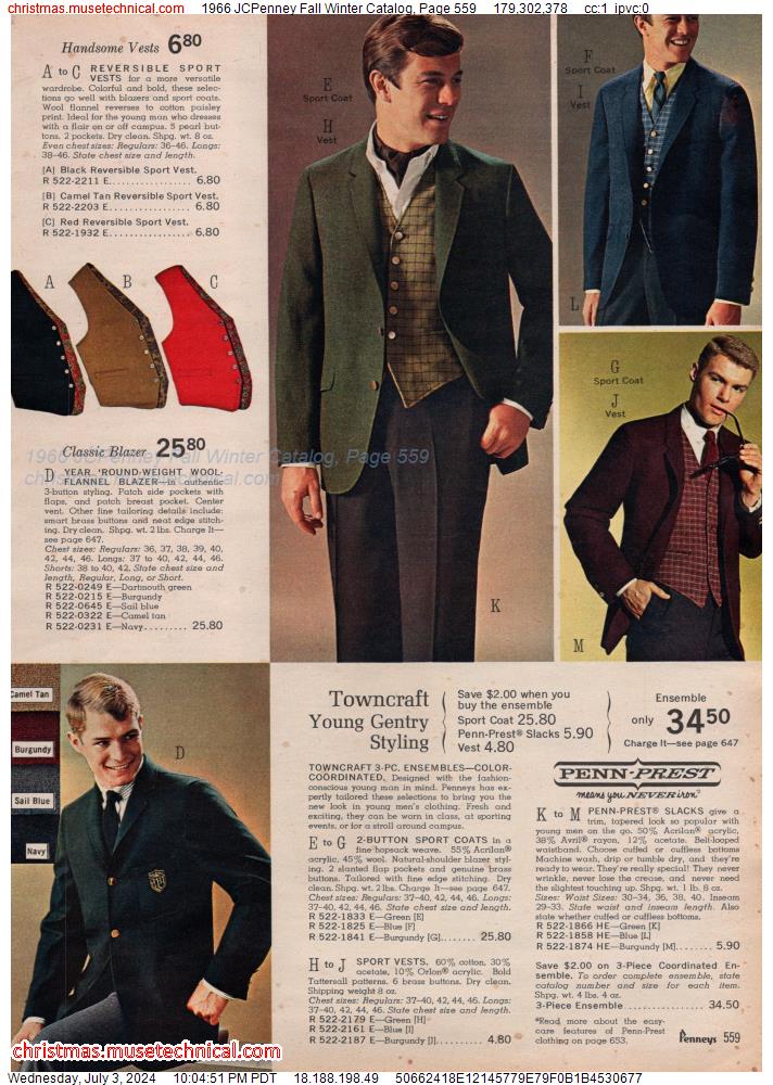 1966 JCPenney Fall Winter Catalog, Page 559