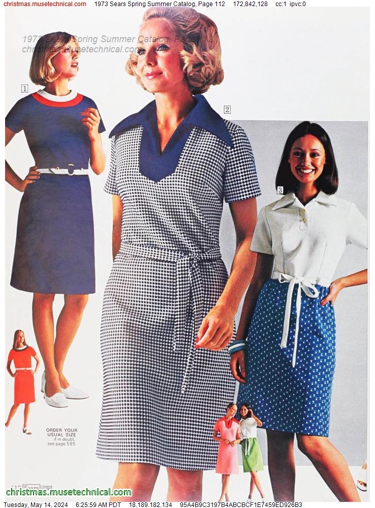 1973 Sears Spring Summer Catalog, Page 112