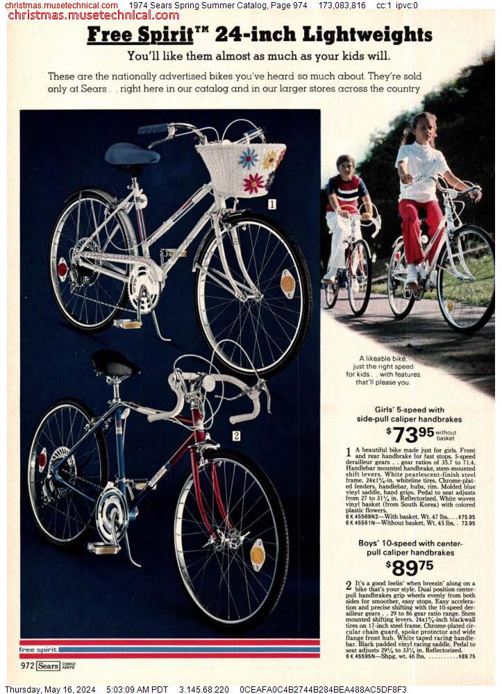 1974 Sears Spring Summer Catalog, Page 974