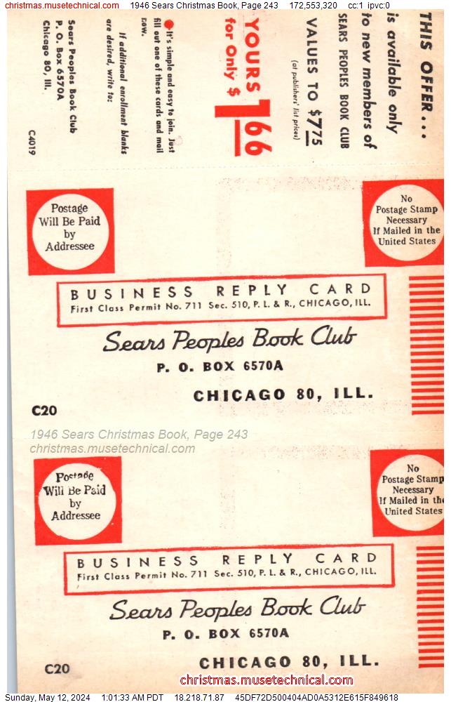 1946 Sears Christmas Book, Page 243