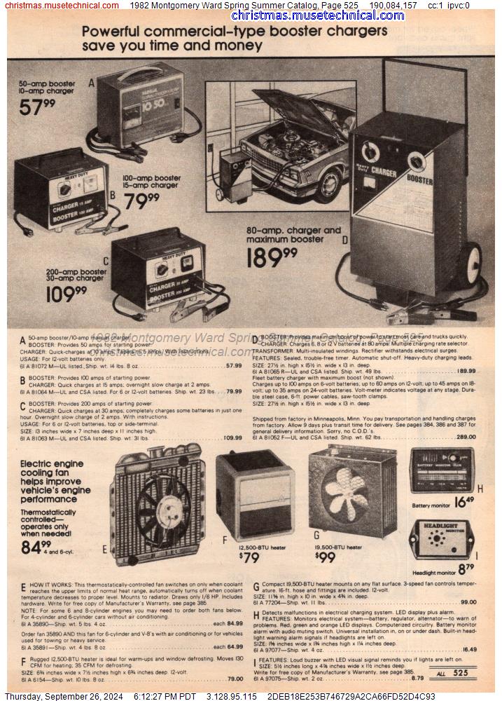 1982 Montgomery Ward Spring Summer Catalog, Page 525