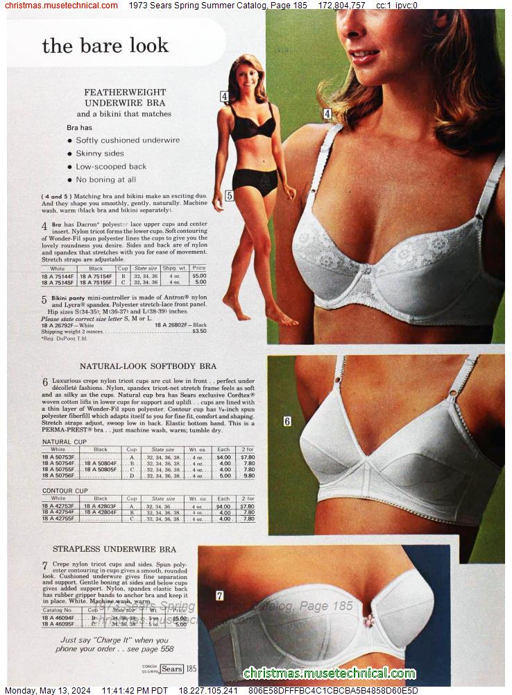 1973 Sears Spring Summer Catalog, Page 185