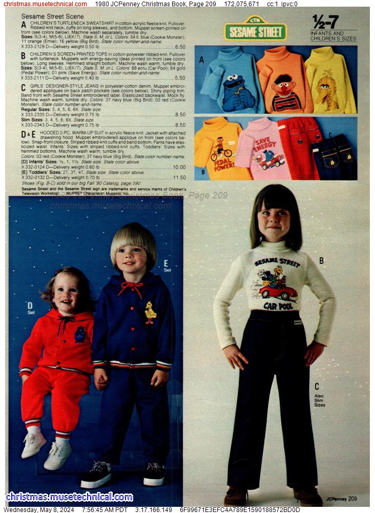 1980 JCPenney Christmas Book, Page 209