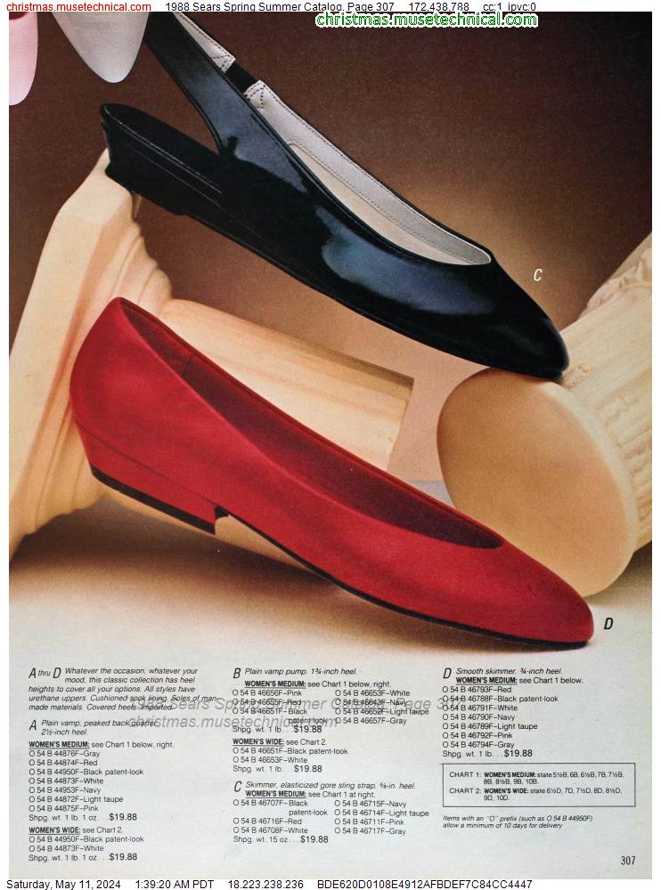 1988 Sears Spring Summer Catalog, Page 307