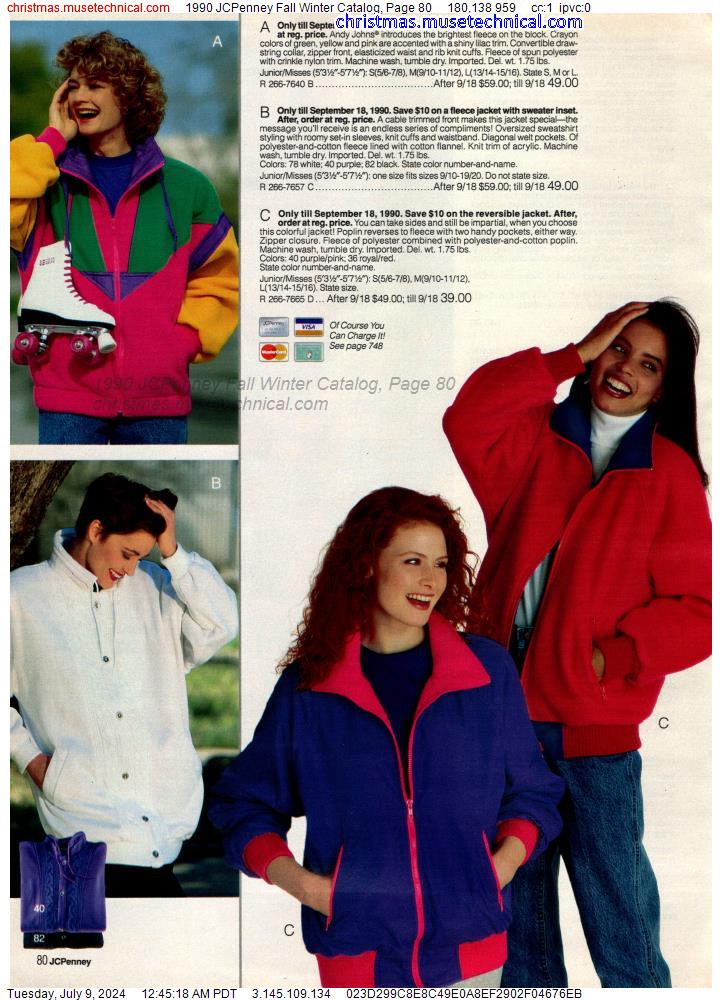 1990 JCPenney Fall Winter Catalog, Page 80