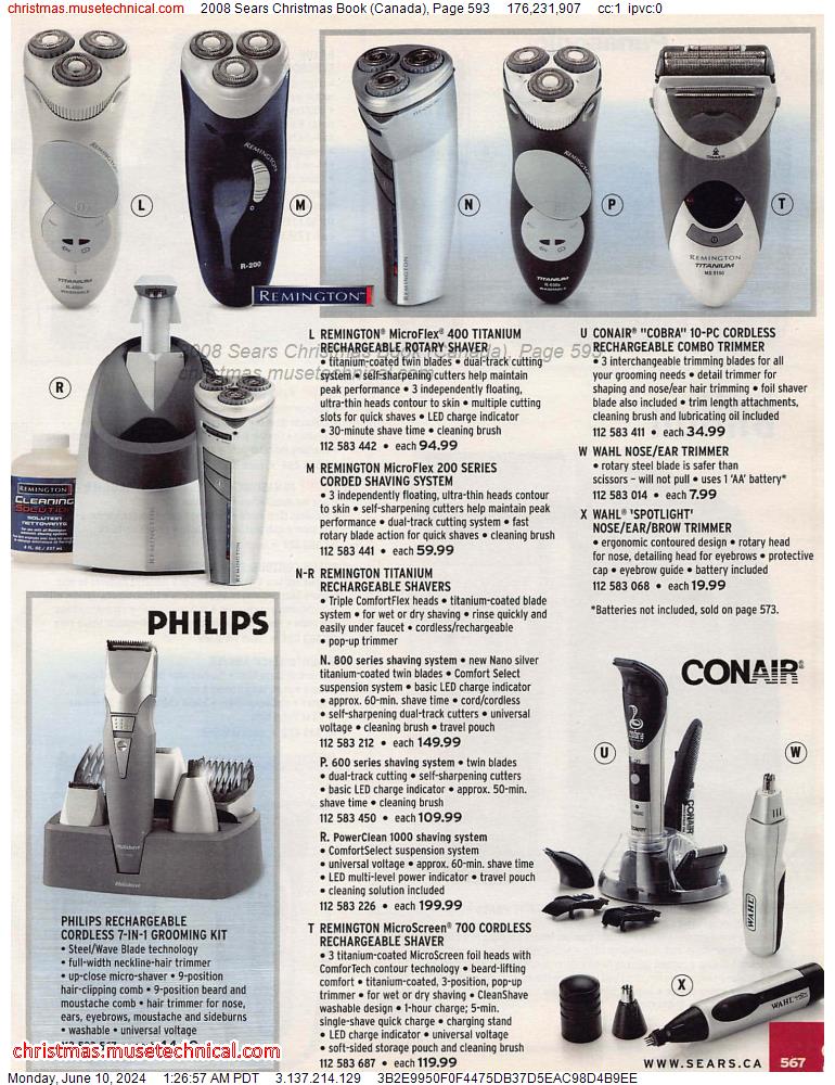 2008 Sears Christmas Book (Canada), Page 593