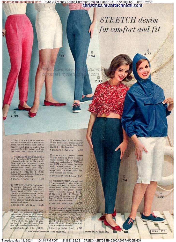 1964 JCPenney Spring Summer Catalog, Page 125