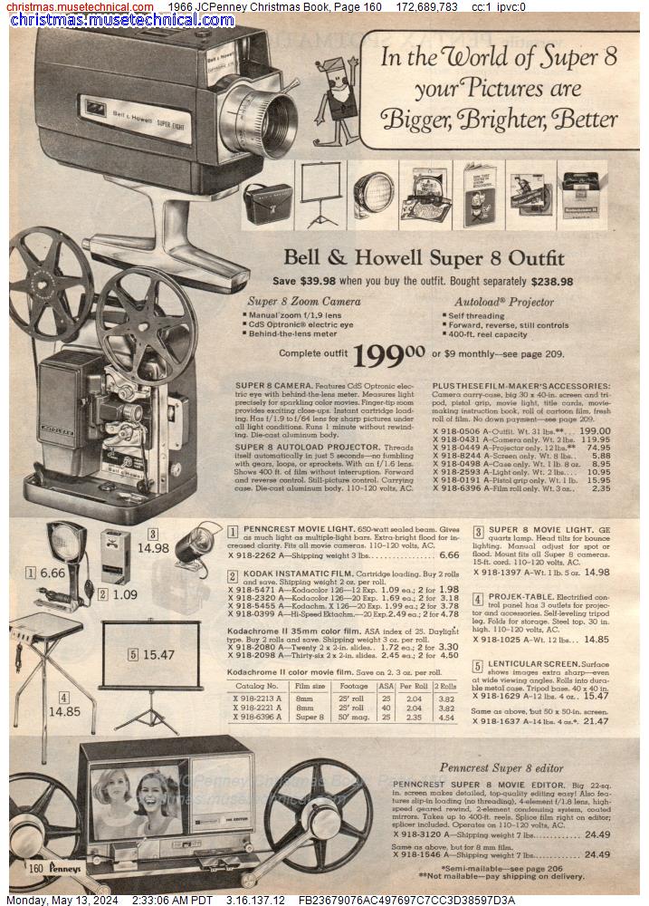 1966 JCPenney Christmas Book, Page 160
