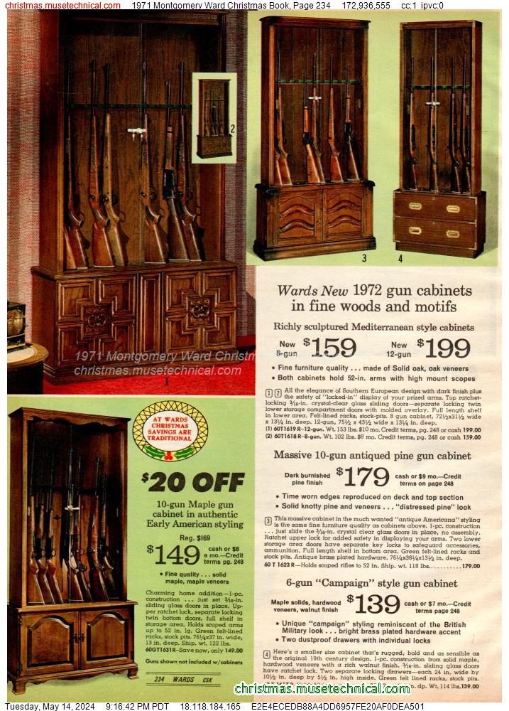 1971 Montgomery Ward Christmas Book, Page 234